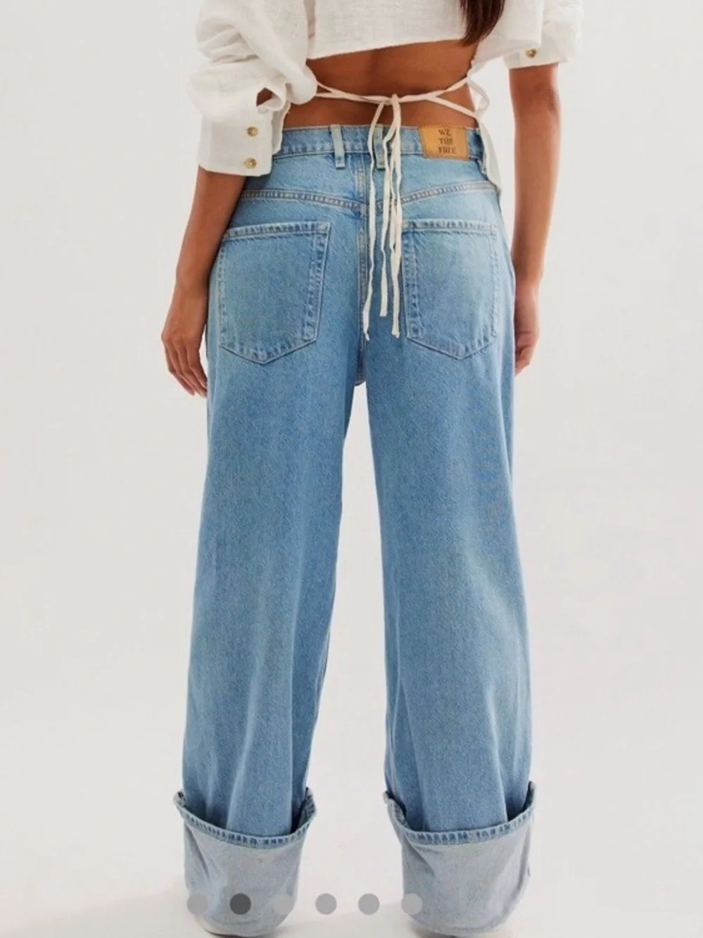 We The Free Final Countdown Cuffed Low Rise Jeans